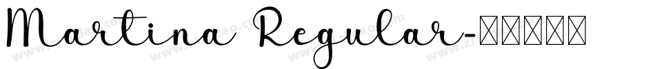 Martina Regular字体转换